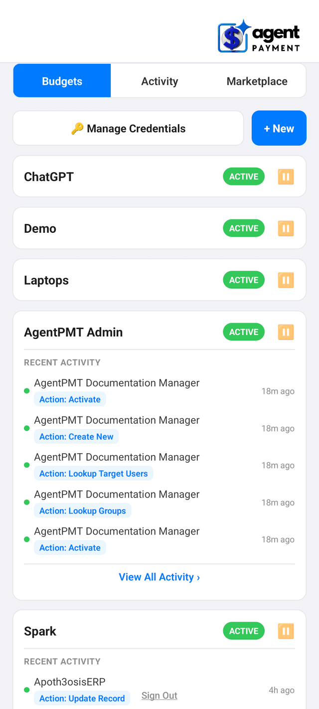 Budget management on mobile